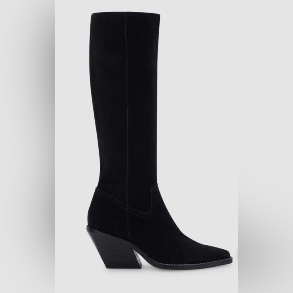 Dolce Vita Black Over the Knee Boots